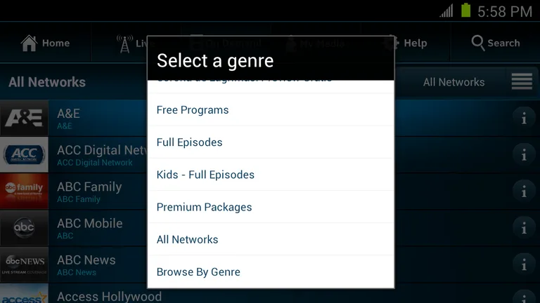 Mobile TV screenshot 5