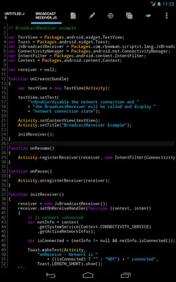 Android JavaScript Framework screenshot 9