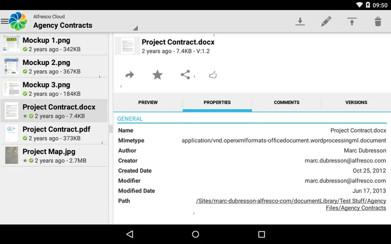 Alfresco Content Services screenshot 4