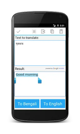 Bengali english translator screenshot 4