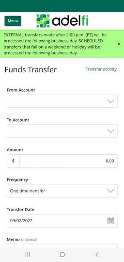 AdelFi Mobile Banking screenshot 7