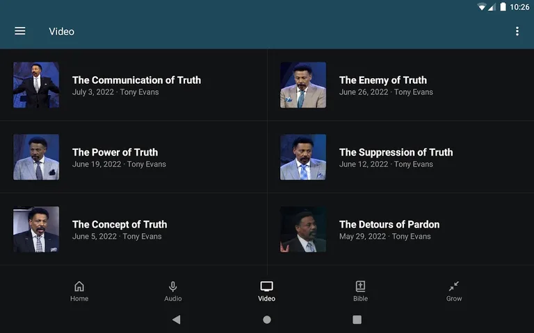 Tony Evans Sermons screenshot 6