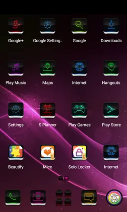 Solo Launcher Colorful screenshot 2
