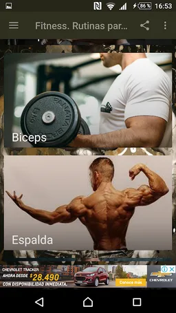 Fitness. Rutinas para el Gym screenshot 2