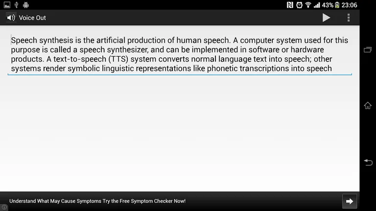 Voice Out TTS Client screenshot 2