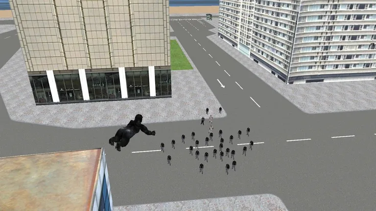 Real Gorilla vs Zombies - City screenshot 4