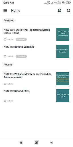 NYS Tax Refund Status screenshot 4