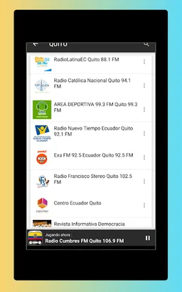 Radio Ecuador - Radio Ecuador FM + Internet Radio screenshot 11