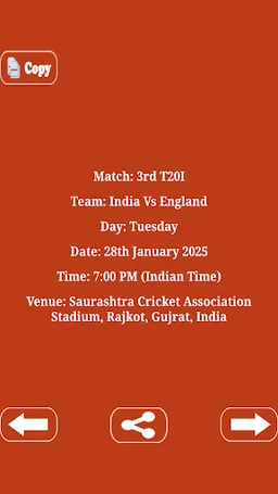 Indian Sports Schedule screenshot 14