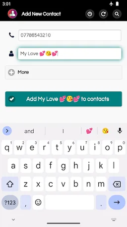 Add Contact screenshot 1
