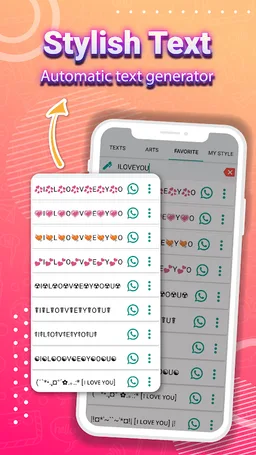 Stylish text and name - stylish text design screenshot 1