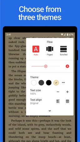 Lithium: EPUB Reader screenshot 3