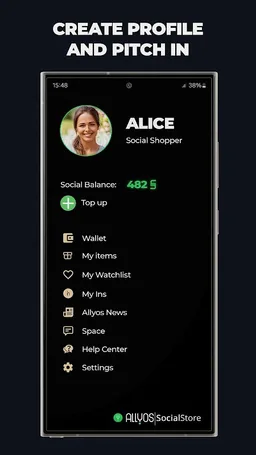 Allyos – SocialStore screenshot 2