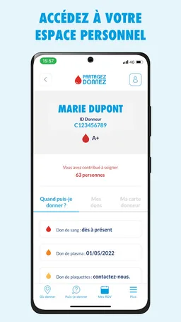 Don de sang screenshot 5