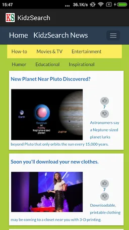 KidzSearch Safe Web Browser screenshot 7