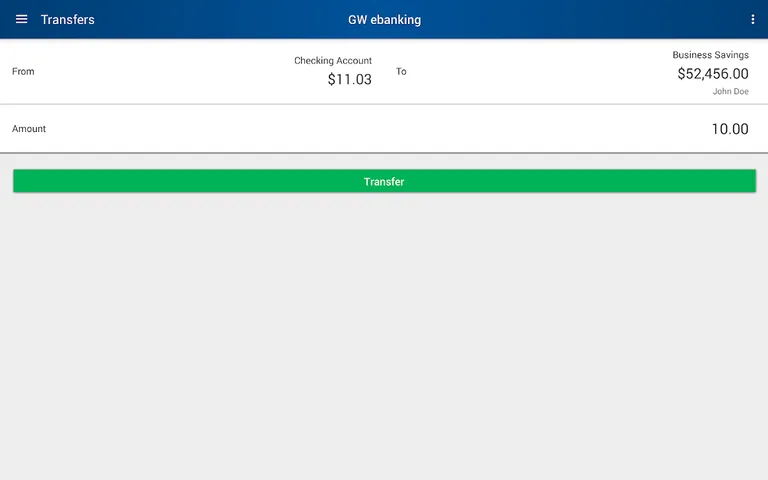 Great Western ebanking screenshot 3