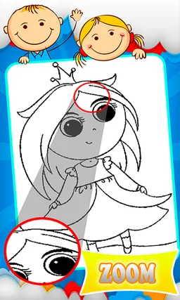 Coloring Princess Games screenshot 8