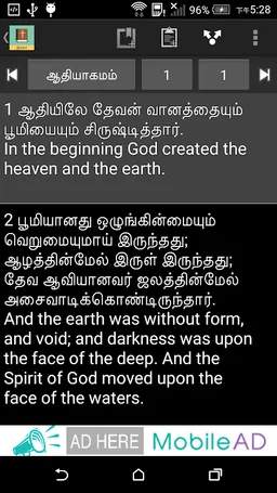 Tamil English Bible screenshot 3