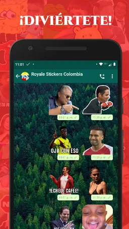 Royale Stickers Colombia screenshot 4