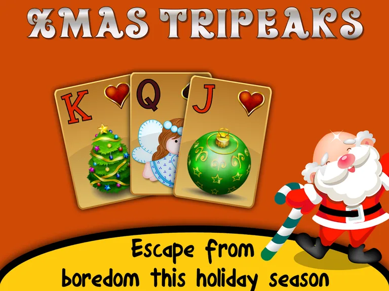 Xmas TriPeaks, card solitaire screenshot 9