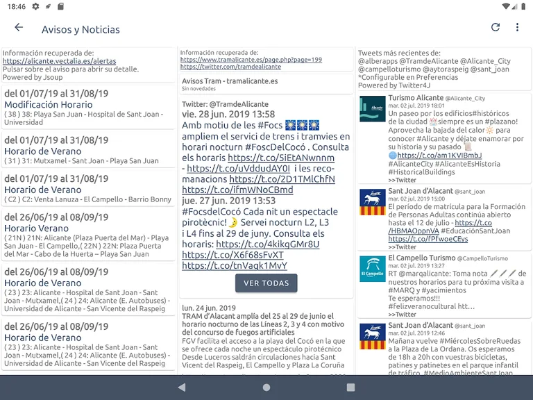 TiempoBus y Tram Alicante screenshot 3