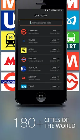 Subway map screenshot 4