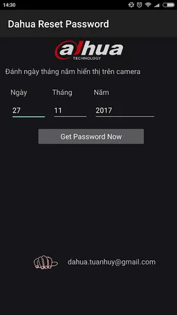 Passwords used to restore forgotten admin password screenshot 1