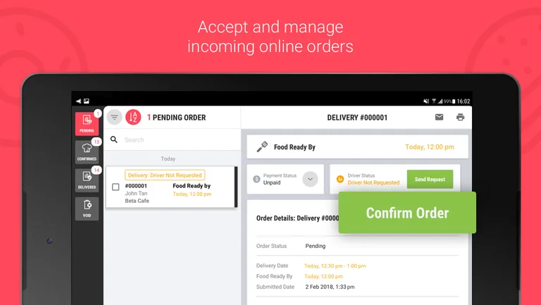 Oddle Register screenshot 1