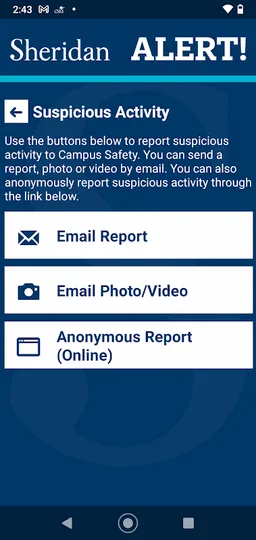 Sheridan Alert screenshot 6