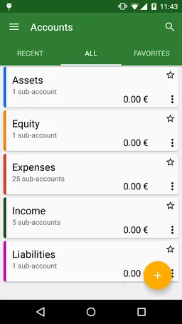 GnuCash screenshot 1