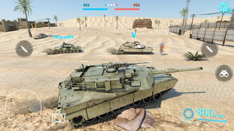 Tanks Battlefield: PvP Battle screenshot 2