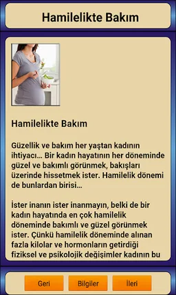 Hamileler İçin Faydalı Bilgile screenshot 4