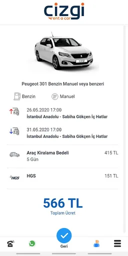 Cizgi Rent A Car - Rental Car screenshot 2