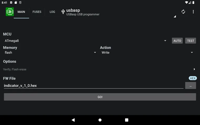 ZFlasher AVR screenshot 6