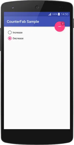 CounterFab Sample screenshot 1