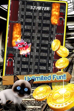 Subway Cat Jump screenshot 2