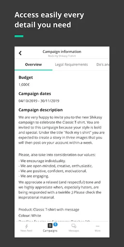 Collabary - Influencer App screenshot 4
