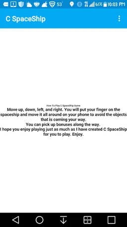 C SpaceShip screenshot 13