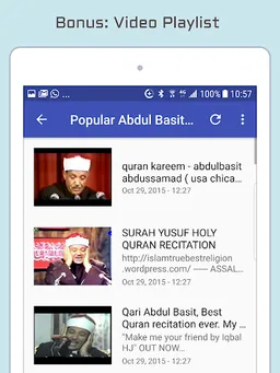 Audio Quran by Abdul Basit screenshot 2