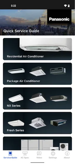 Panasonic AC Service Guide screenshot 6