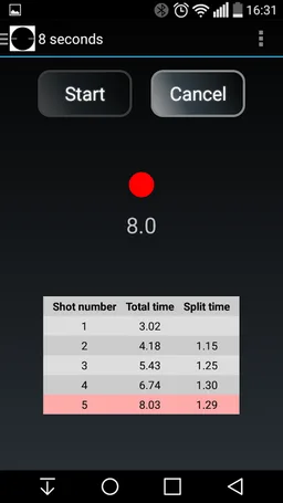 25m Pistol Timer screenshot 1