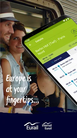 Eurail/Interrail Rail Planner screenshot 1