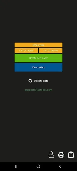 Waiter order notepad Fastoder screenshot 4