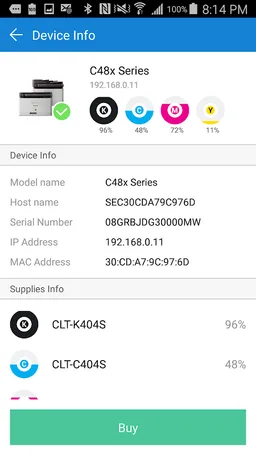 Samsung Mobile Print screenshot 5