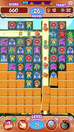 Indians Clash: Match 3 screenshot 5