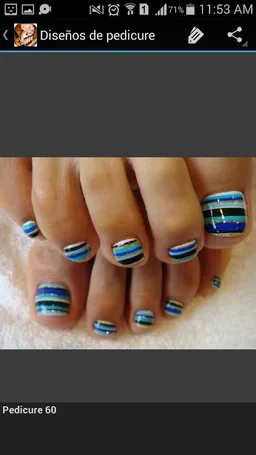 Diseños de pedicure screenshot 8