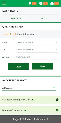Associated Connect screenshot 1