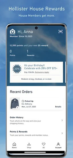 Hollister Co. screenshot 2