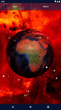 Earth in Space Live Wallpaper screenshot 6