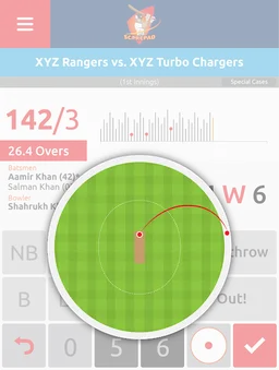 Cricket Score Pad screenshot 2
